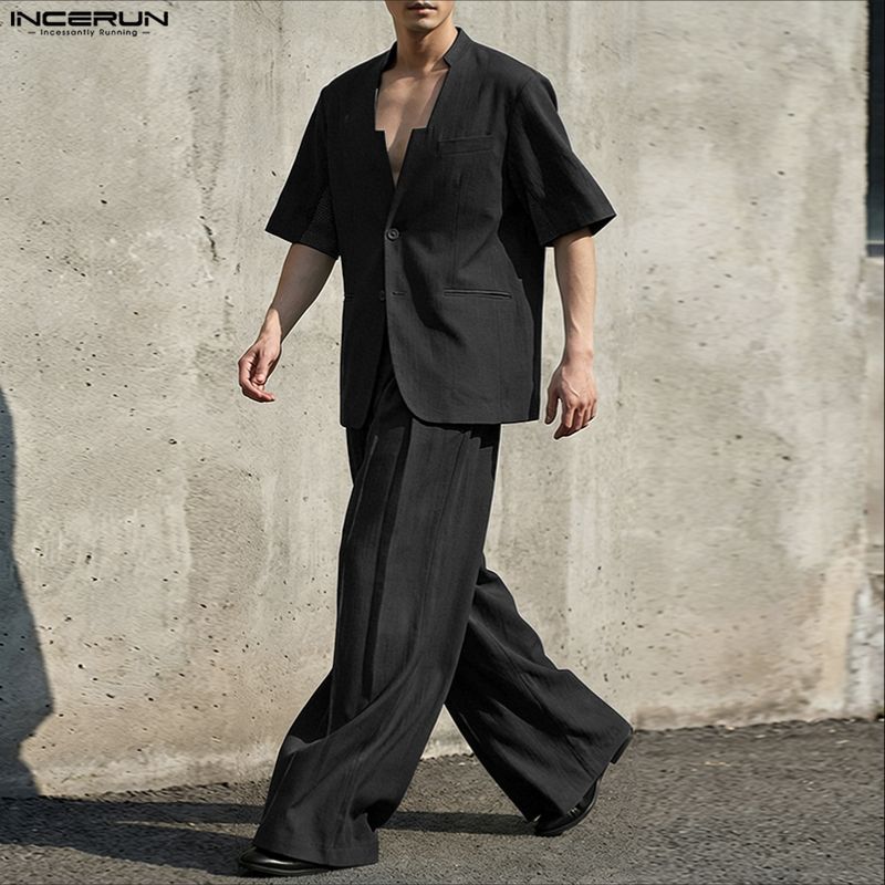 INCERUN Setelan Pria Blazer &  - Mens Fashion Blazer ulasan dan harga