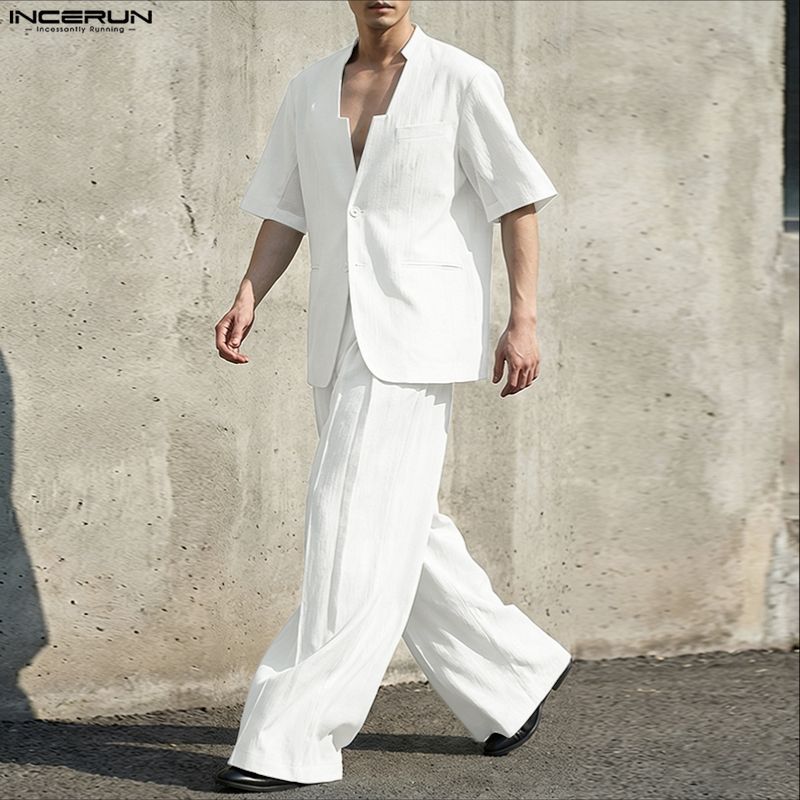 INCERUN Setelan Pria Blazer &  - Mens Fashion Blazer ulasan dan harga