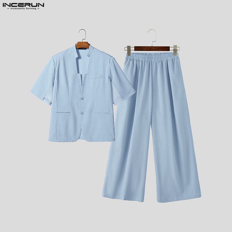 INCERUN Setelan Pria Blazer &  - Mens Fashion Blazer ulasan dan harga