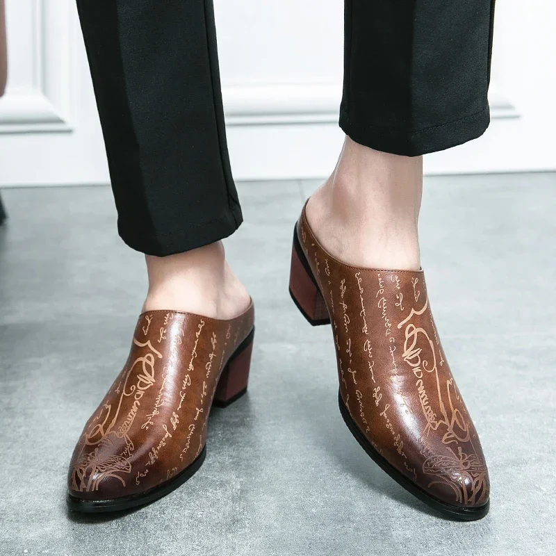 Sepatu Kasual Pria Hak 4CM Sep - Mens Fashion Zapatos ulasan dan harga
