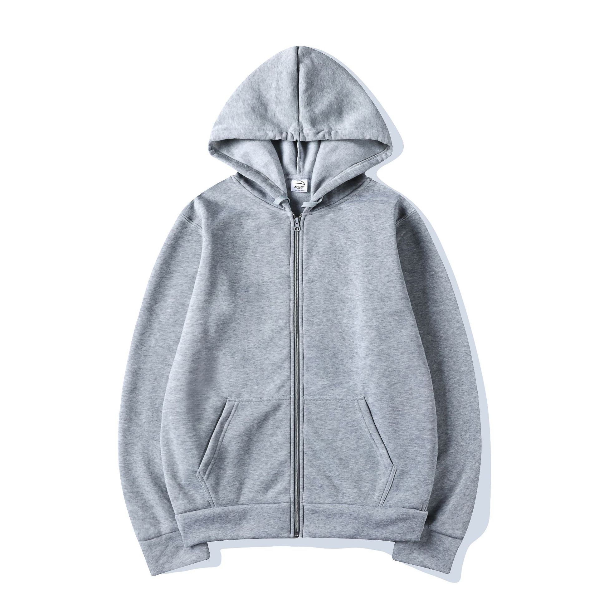 Sweater Hoodie Kasual Musim Gu - Men'S Fashion Zipper Hoodie ulasan dan harga