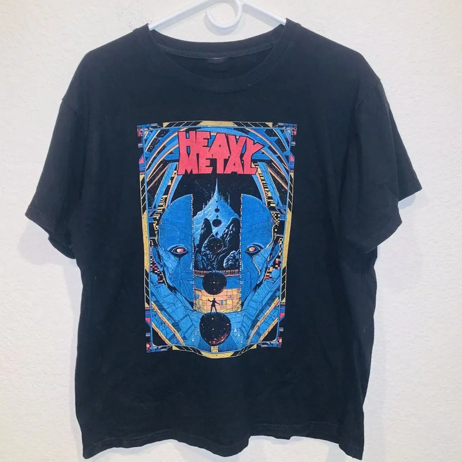 Kaos Vintage Heavy Metal Hitam - Mens Fashion Magazines ulasan dan harga