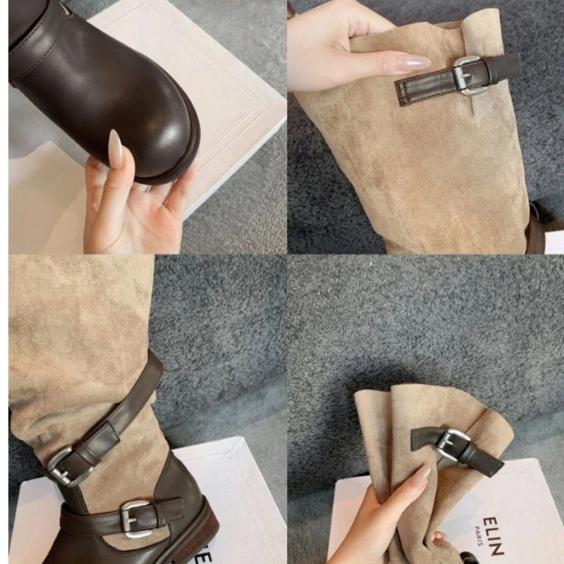 Sepatu Bot Selutut Model Slip- - Mens Fashion Zapatos ulasan dan harga