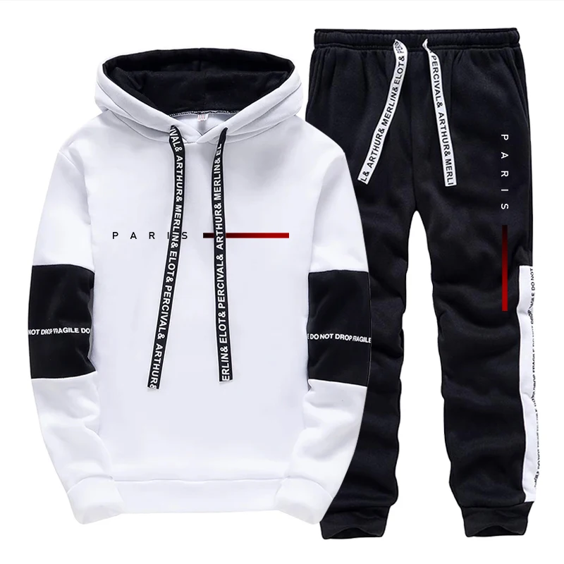 Set Hoodie dan Celana Olahraga - Paris Fashion Men ulasan dan harga