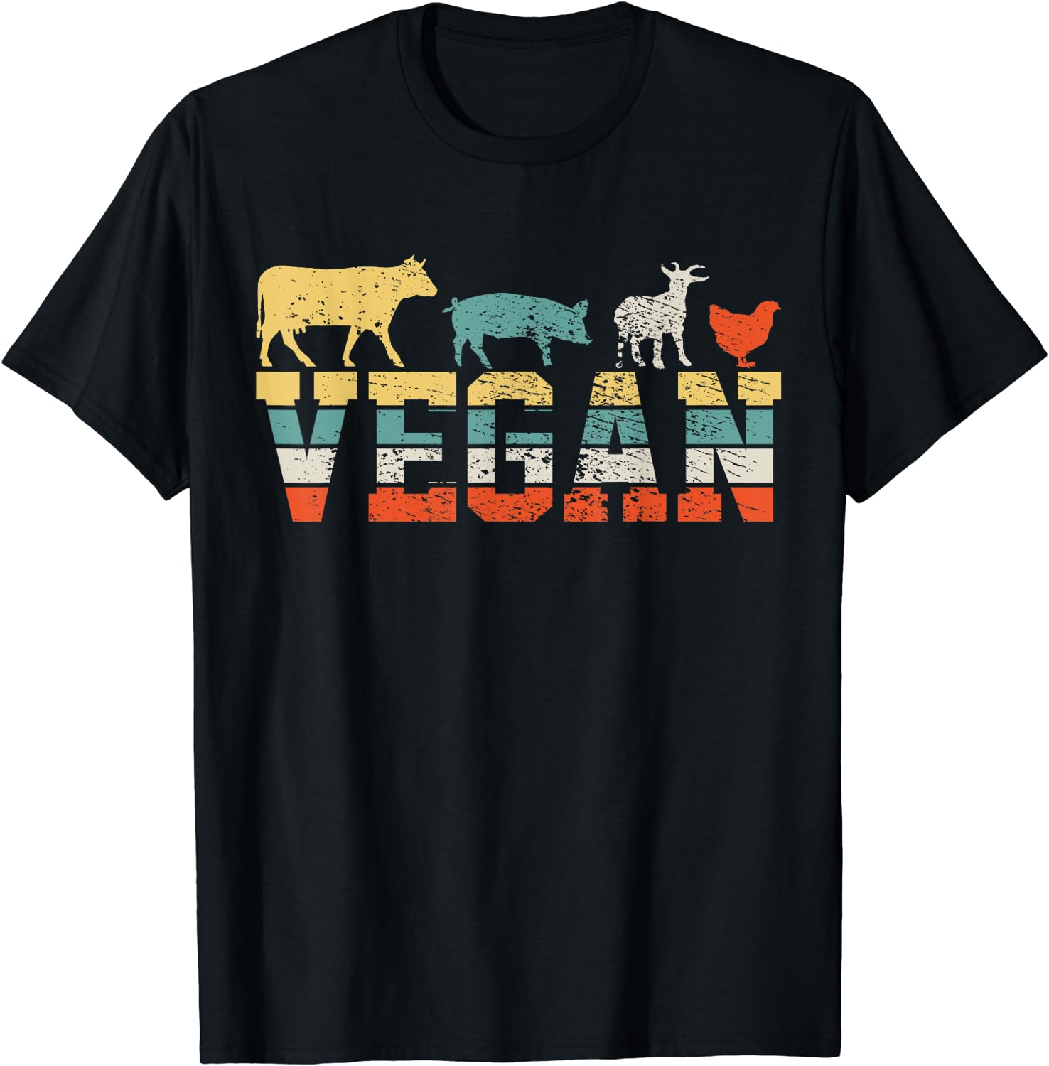 T-Shirt Vintage Vegan kaus pri - Mens Fashion Magazines ulasan dan harga