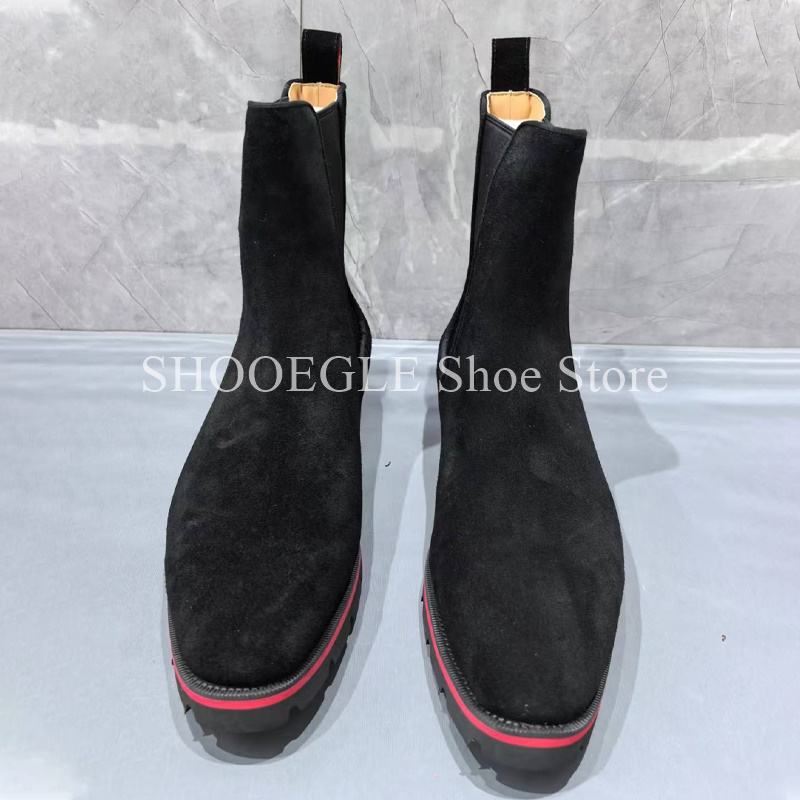Sepatu Boots Pria Kulit Suede  - Mens Fashion Autumn 2025 ulasan dan harga