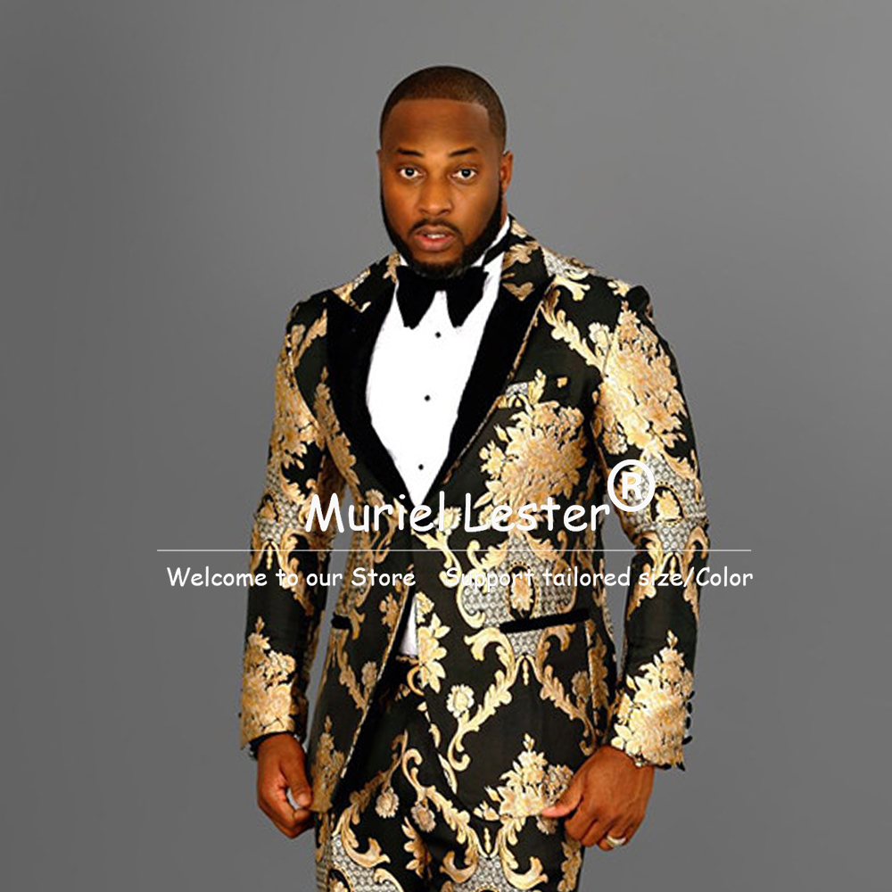 Setelan Pria Motif Bunga Vinta - Mens Fashion Blazer ulasan dan harga