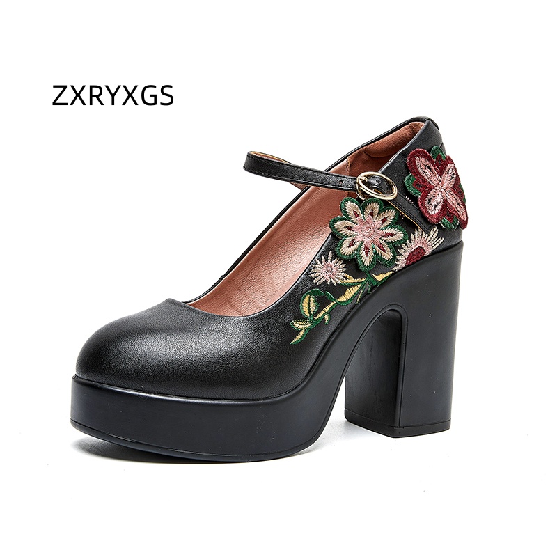 ZXRYXGS Sepatu Bunga Bordir Ku - Mens Fashion Autumn 2025 ulasan dan harga