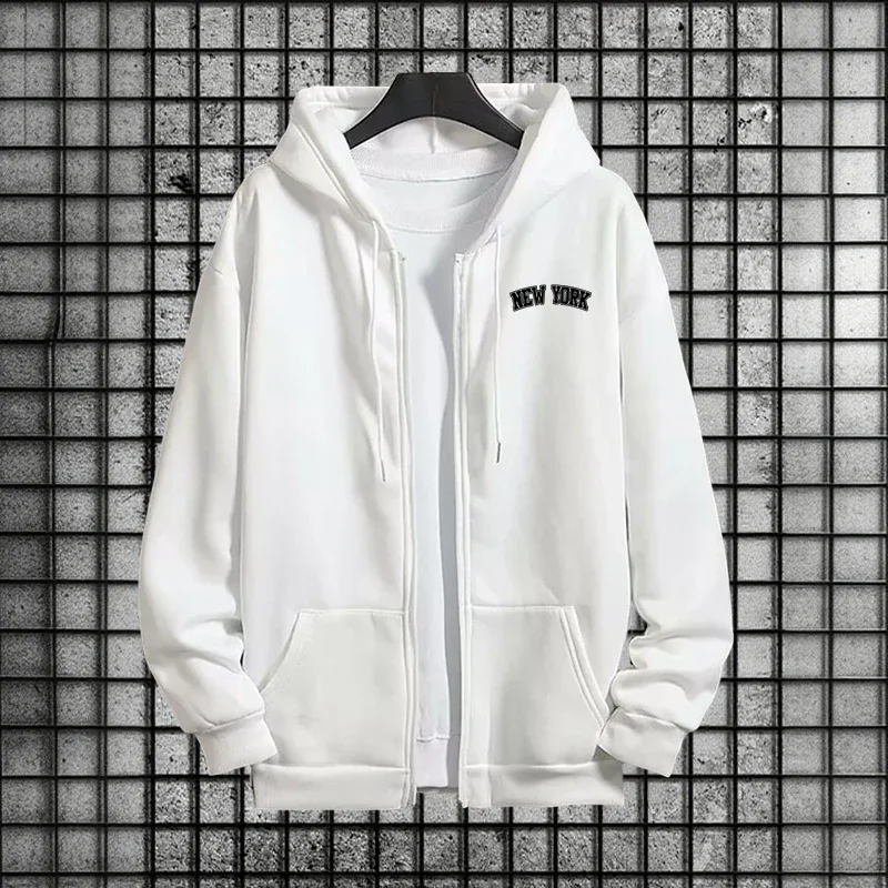Setelan Olahraga Pria Berkuali - Men'S Fashion Zipper Hoodie ulasan dan harga